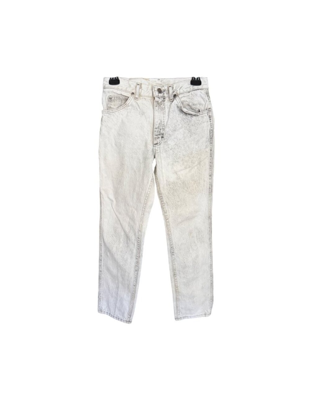 Vintage Lee Acid Wash Denim Jeans 29x30 Mens Straight Leg USA Made 100% Cotton